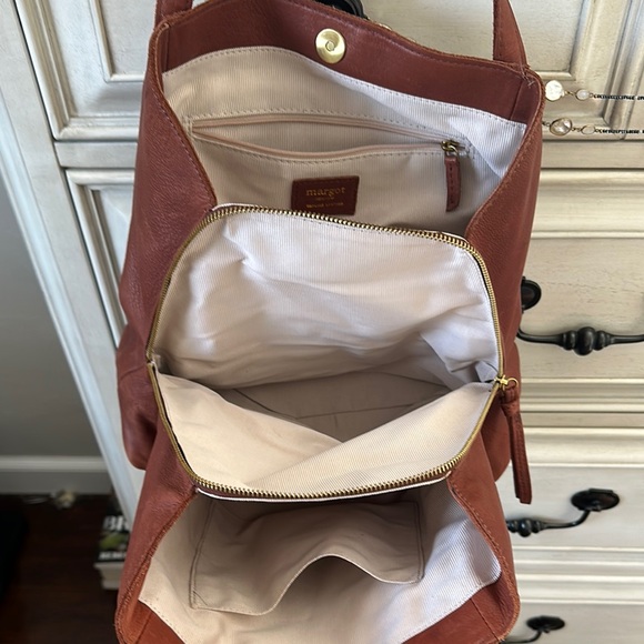 Margot NEW YORK Brown Leather Purse - Picture 4 of 6